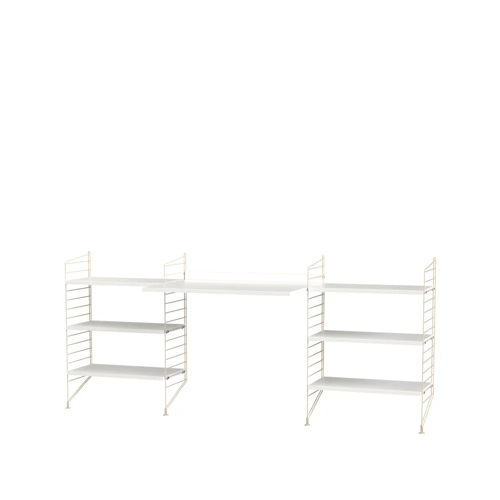 String kontor vit & beige - Kombination D String
