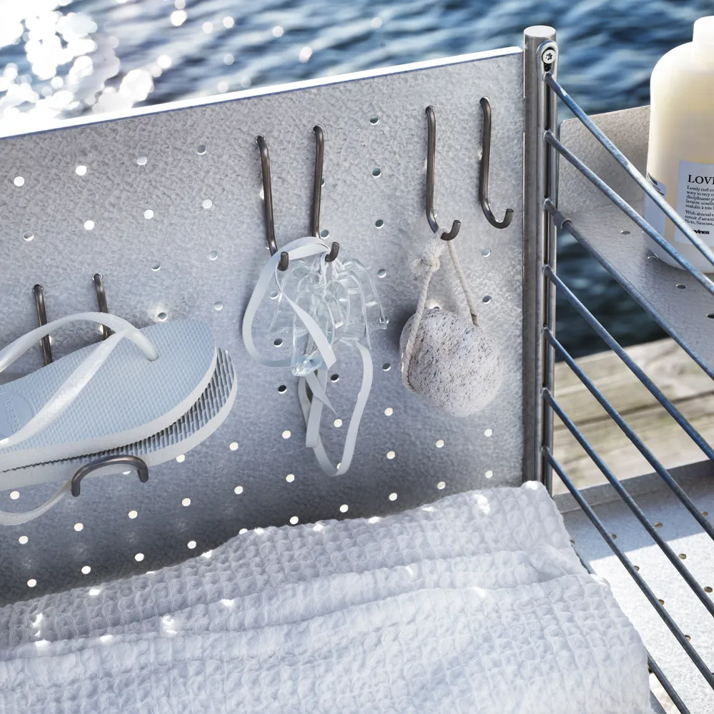 String Outdoor fristående krok, rostfritt stål, 4-pack String