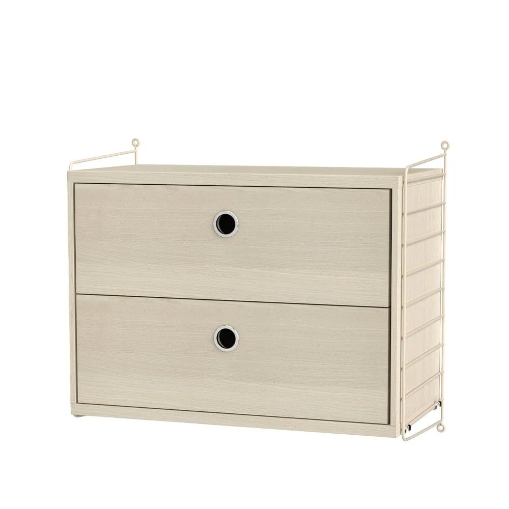 String sovrum ask & beige - Kombination A String