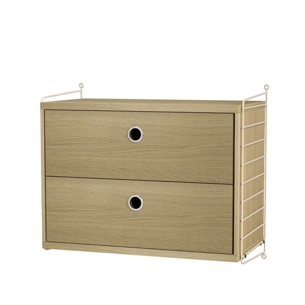 String sovrum ek & beige - Kombination A String