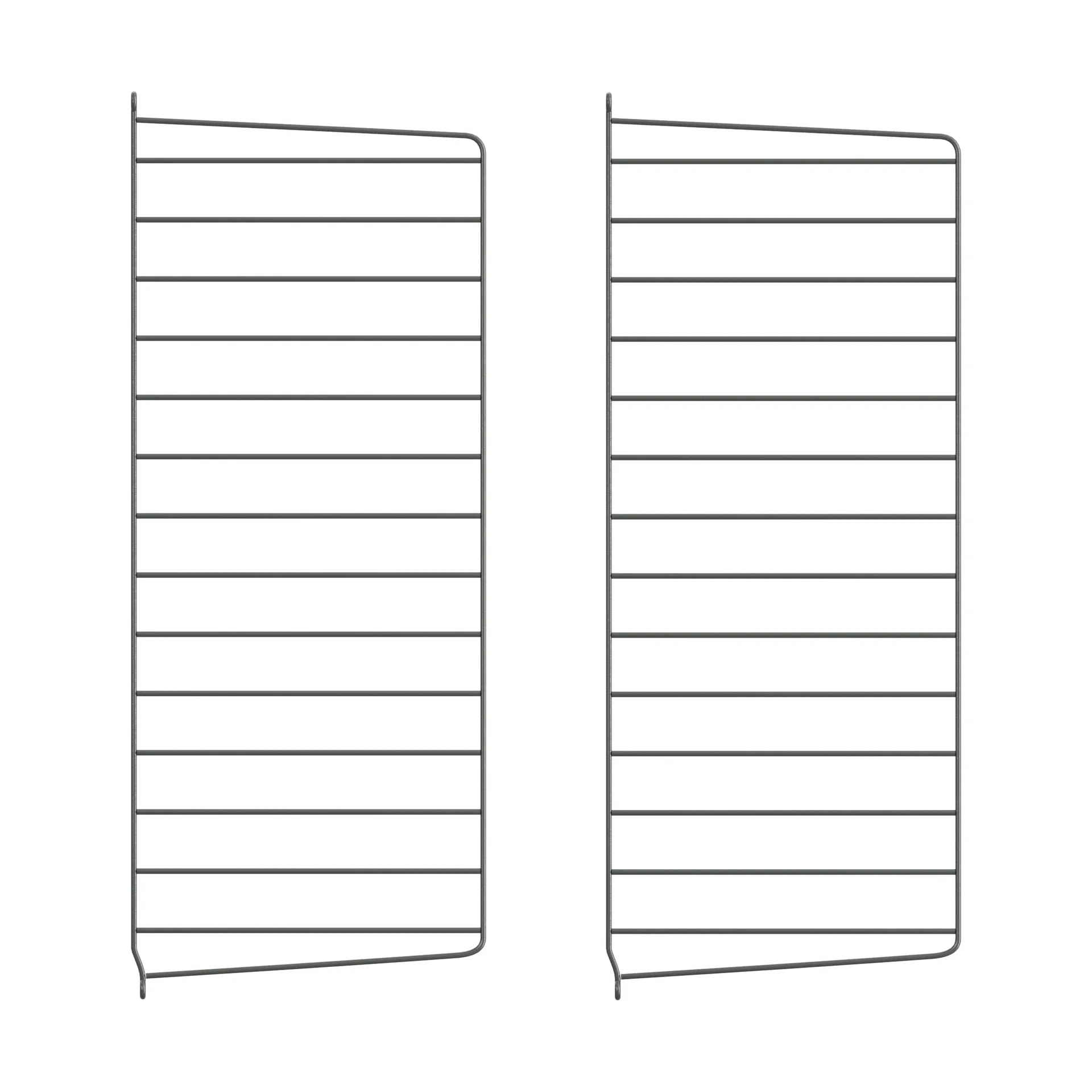 String väggavel, Mörkgrå, 75x30 cm, 2-pack String