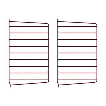 String väggavel - Mörkröd, 50x30 cm, 2-pack - String