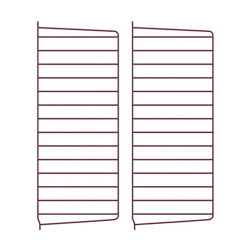 String väggavel - Mörkröd, 75x30 cm, 2-pack - String