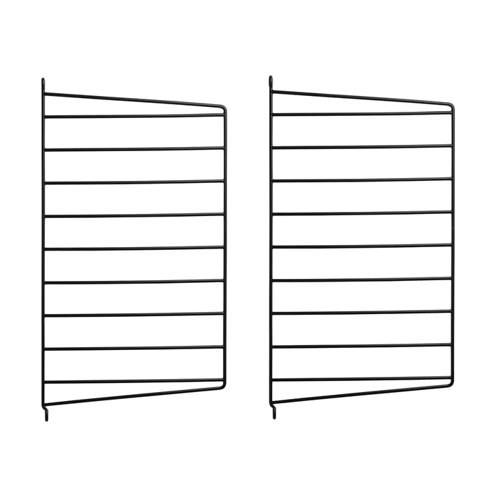 String väggavel - Svart, 50x30 cm, 2-pack - String