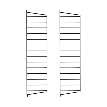 String väggavel - Svart, 75x20 cm, 2-pack - String
