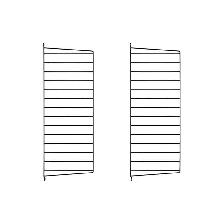 String väggavel - Svart, 75x30 cm, 2-pack - String