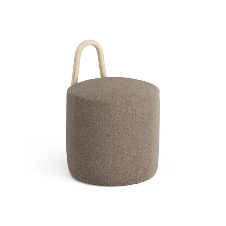 Amstelle puff liten ek naturlack - Main Line Flax 23 - Swedese