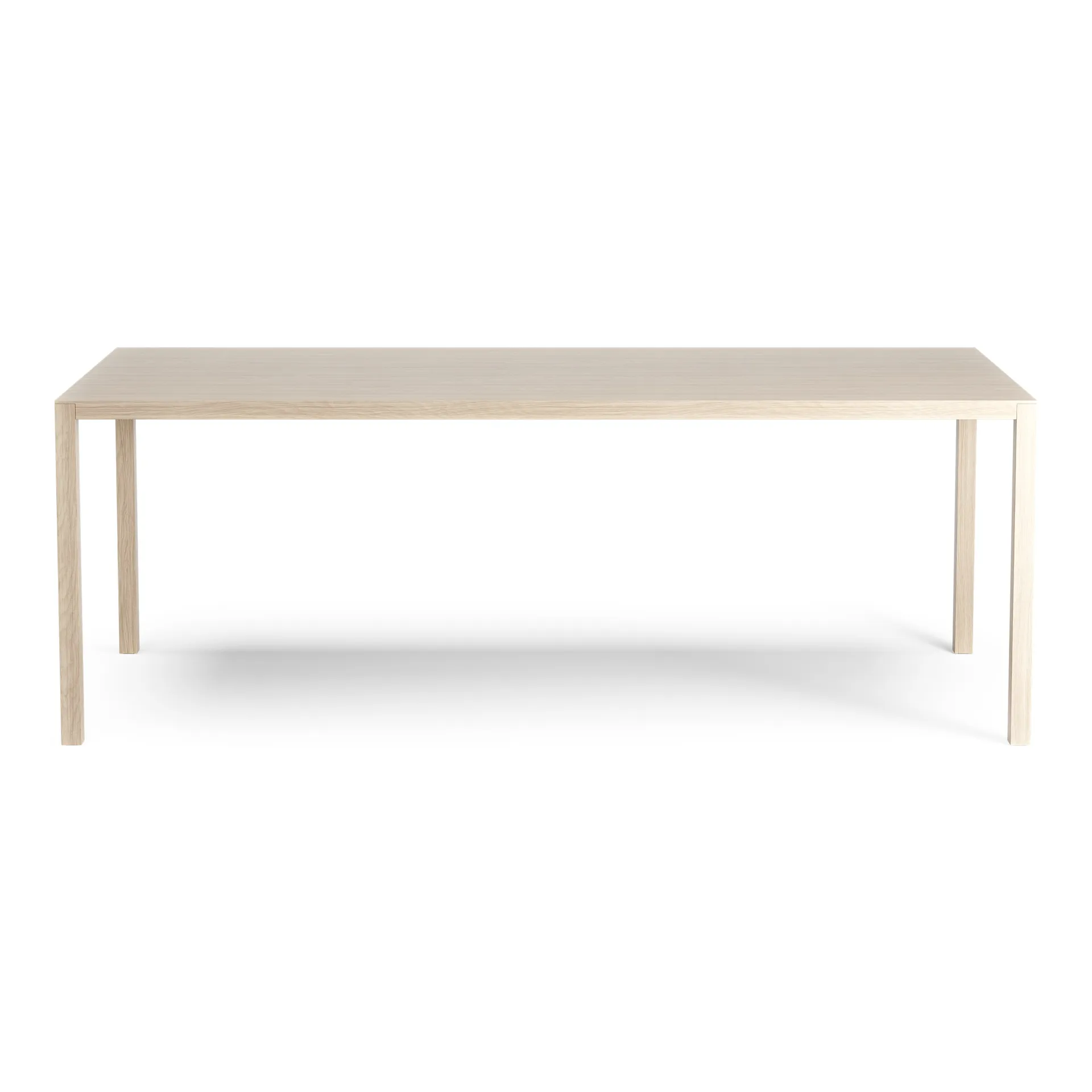 Bespoke bord 90x200 cm, Ek vitpigmenterad Swedese