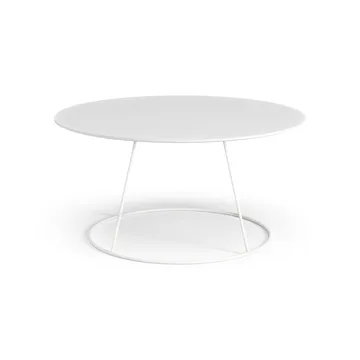 Breeze bord slät skiva Ø80 cm - Vit - Swedese