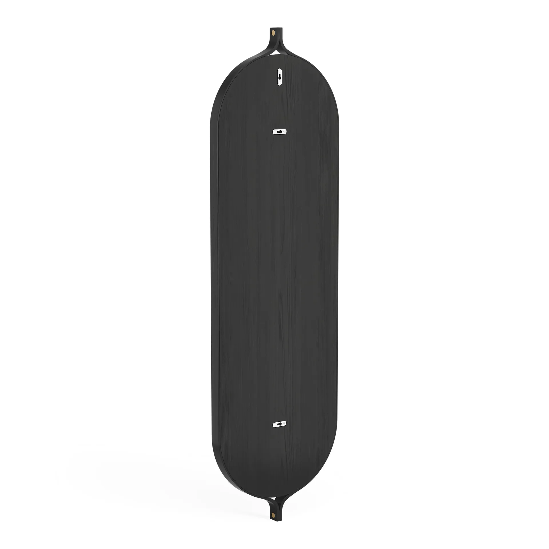 Comma Oblong spegel 135 cm, Ask svartbetsad Swedese