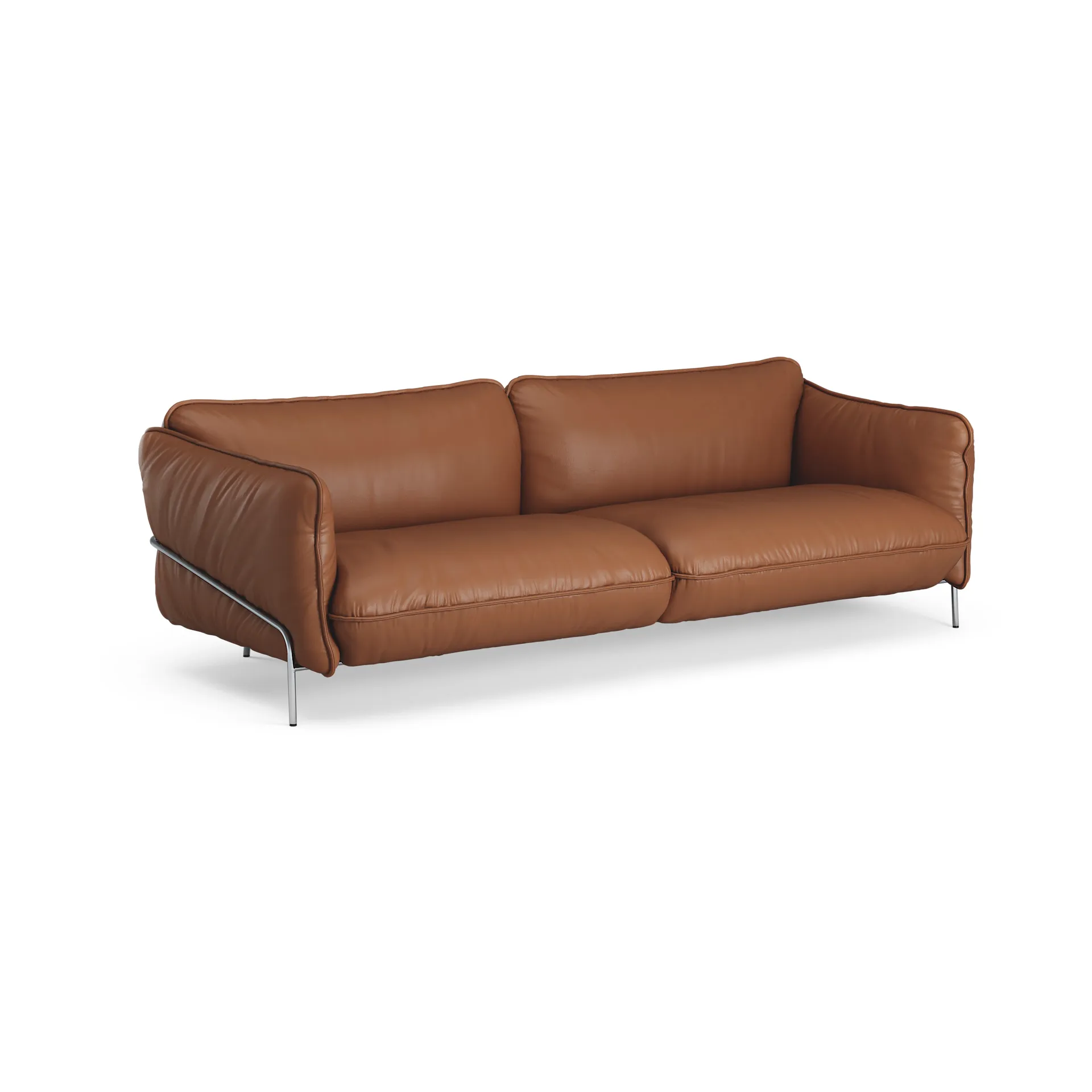Continental soffa, Cognac 43404-krom Swedese