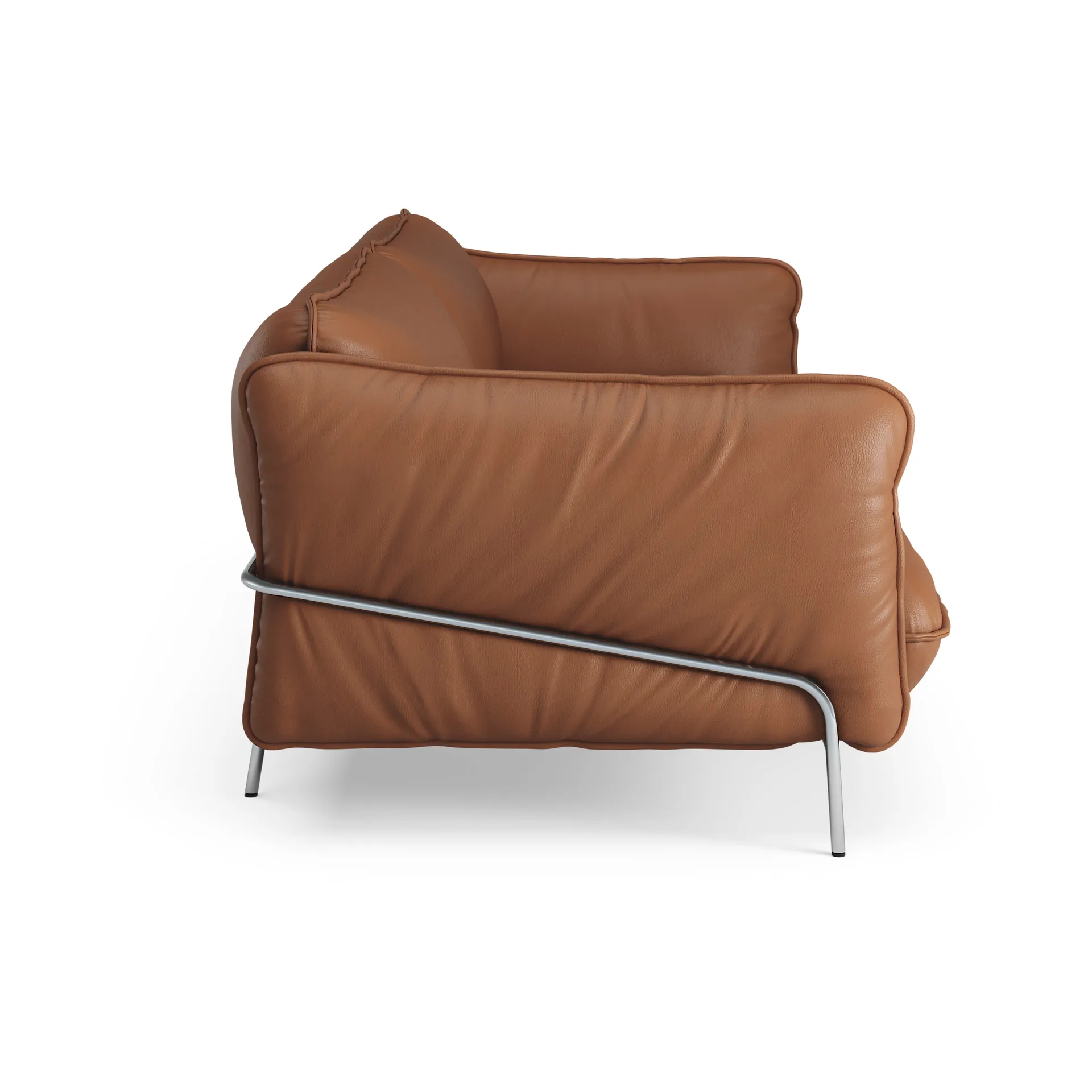 Continental soffa, Cognac 43404-krom Swedese