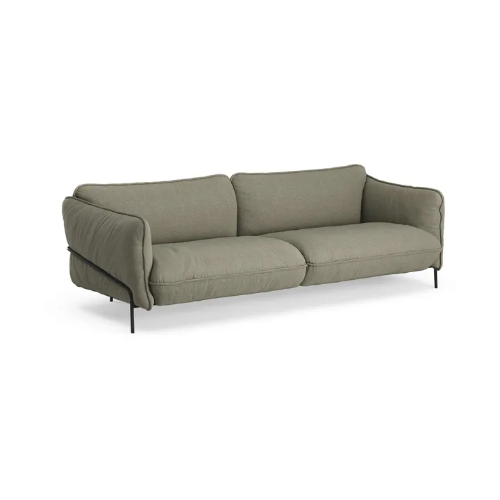 Continental soffa - Sealife Green/black-svartlackerat stål - Swedese