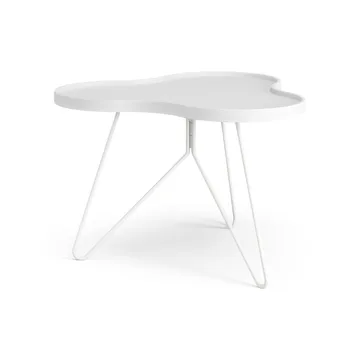 Flower mono bord 62x66 cm - H45 cm Ask vitlaserad - Swedese
