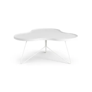 Flower mono bord 84x90 cm - H39 cm Ask vitlaserad - Swedese