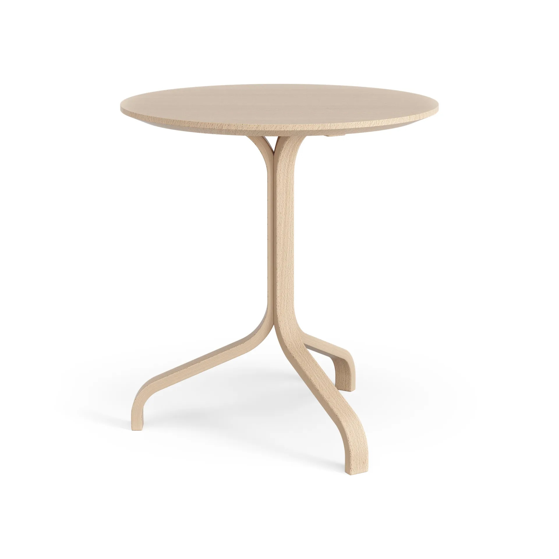 Lamino bord Ø46x49 cm, Bok lackad Swedese