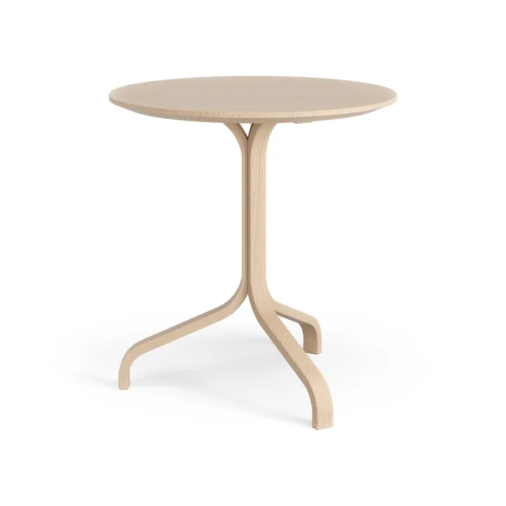 Lamino bord Ø46x49 cm - Bok lackad - Swedese