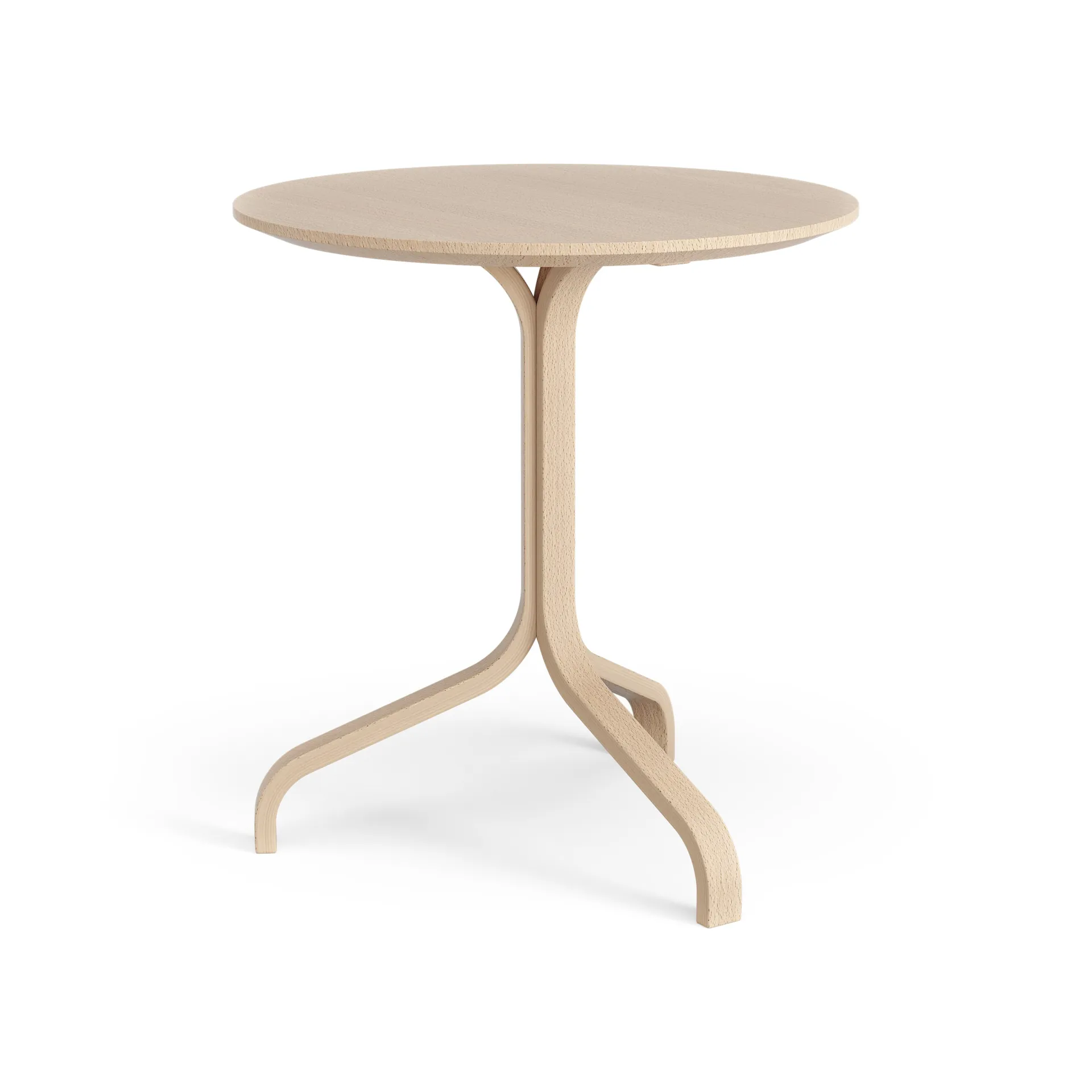 Lamino bord Ø46x49 cm, Bok lackad Swedese