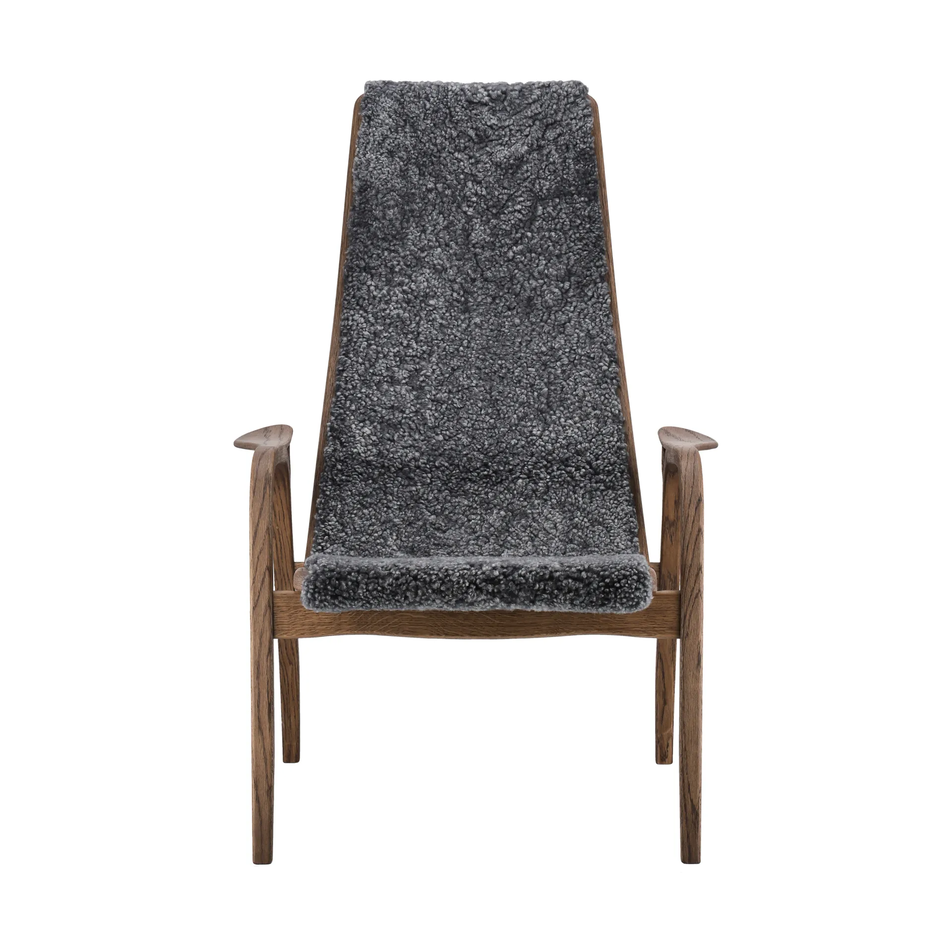 Lamino fåtölj ek/fårskinn Special Edition, Rubio Monocoat Chocolate-Charcoal Swedese