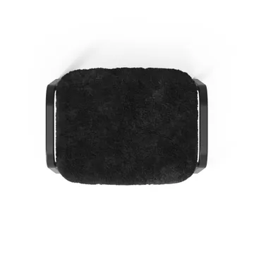Lamino fåtölj och fotpall Black Edition - Svart - Swedese