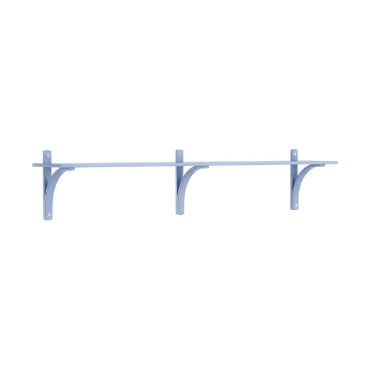 Levi hylla 1 hyllplan - ILKE Blue-aluminium, 180 cm - Swedese