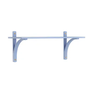 Levi hylla 1 hyllplan - ILKE Blue-mässing, 90 cm - Swedese