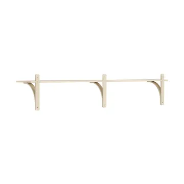 Levi hylla 1 hyllplan - Naturlackerad ask-aluminium, 180 cm - Swedese