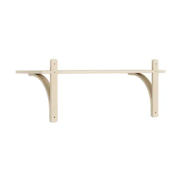 Levi hylla 1 hyllplan - Naturlackerad ask-aluminium, 90 cm - Swedese