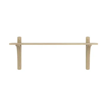 Levi hylla 1 hyllplan - Naturlackerad ek-aluminium, 90 cm - Swedese