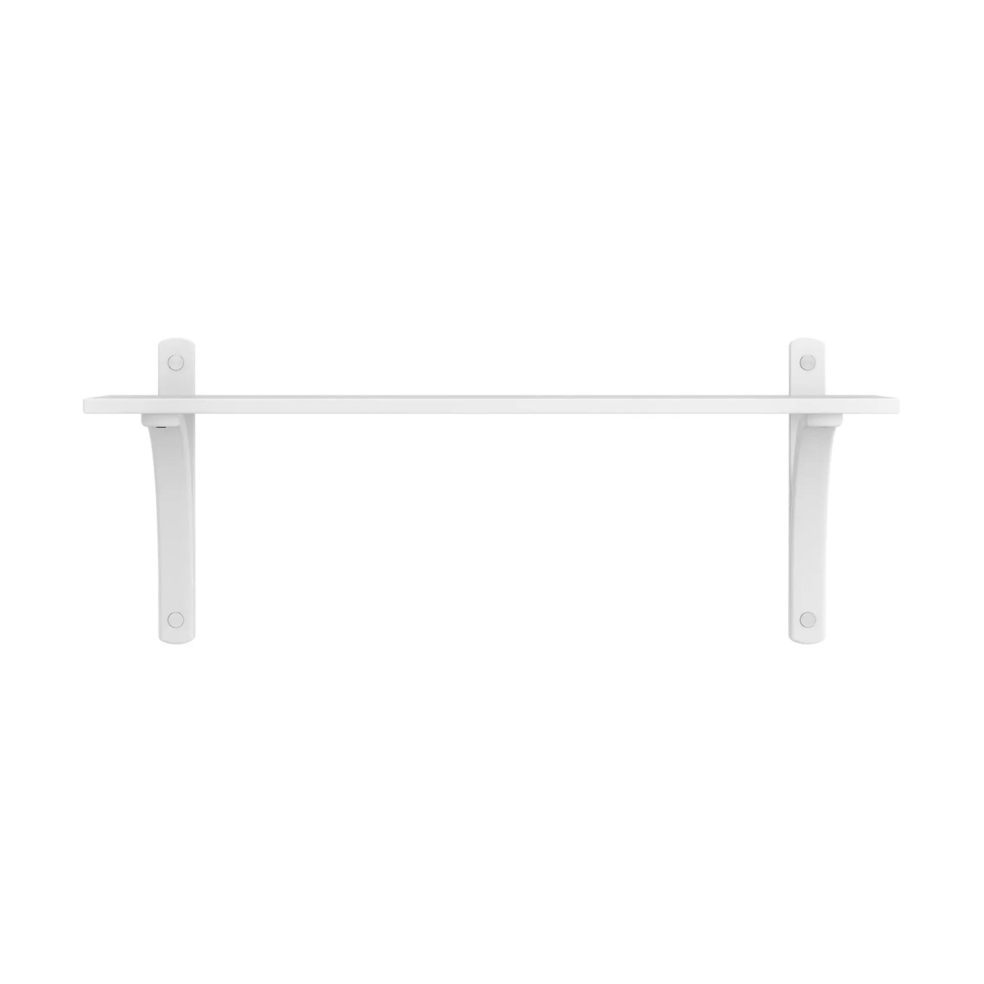 Levi hylla 1 hyllplan, Vitlaserad ask-aluminium, 90 cm Swedese