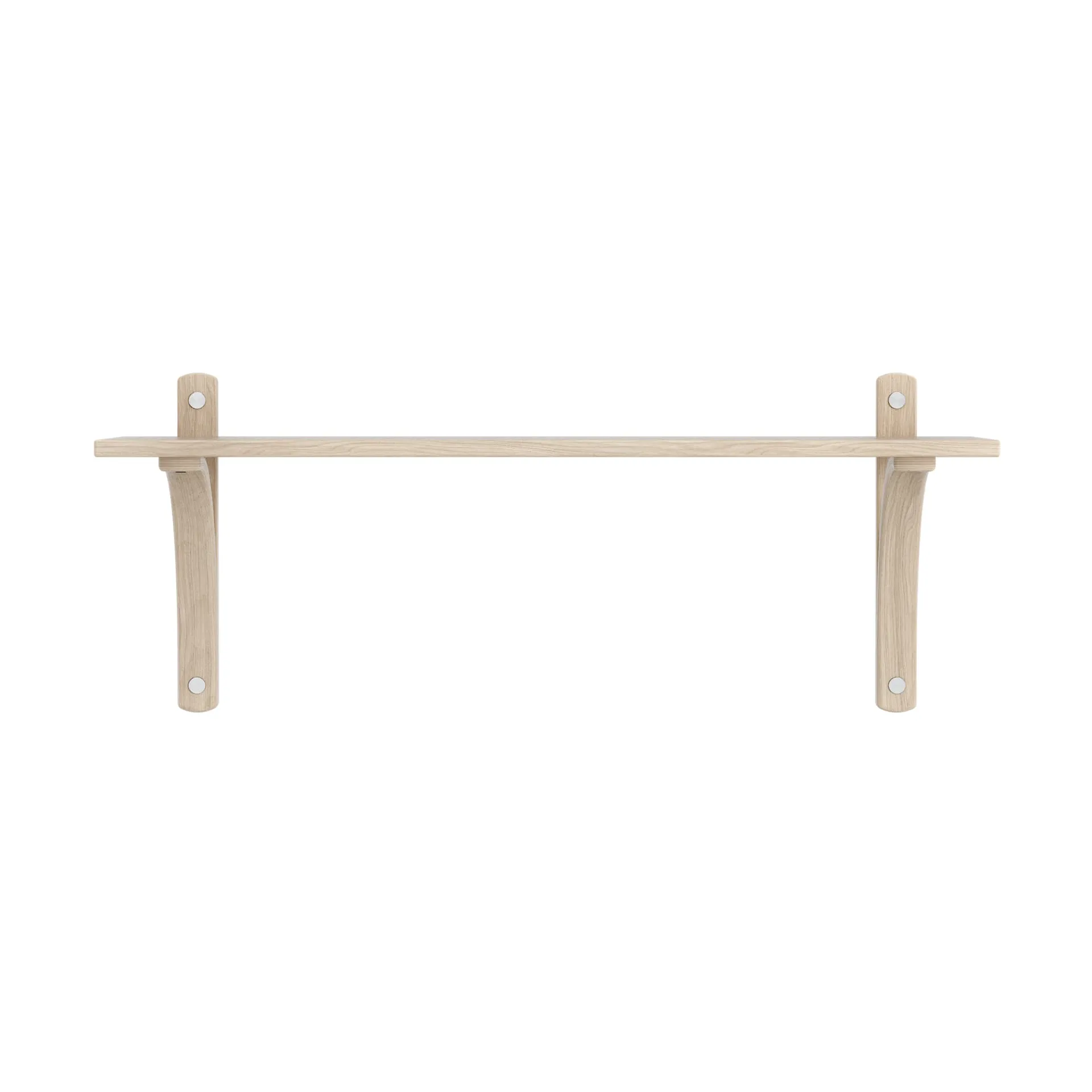Levi hylla 1 hyllplan, Vitpigmenterad ek-aluminium, 90 cm Swedese