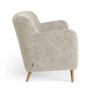Nova 2-sits soffa fårskinn - Moonlight-oljad ek - Swedese