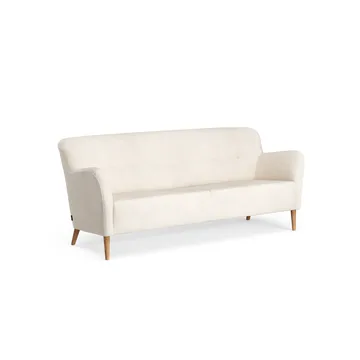 Nova soffa 3-sits 200 cm - Barnum 01 Off white-ek oljad - Swedese