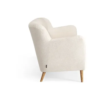 Nova soffa 3-sits 200 cm - Barnum 01 Off white-ek oljad - Swedese