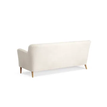 Nova soffa 3-sits 200 cm - Barnum 01 Off white-ek oljad - Swedese