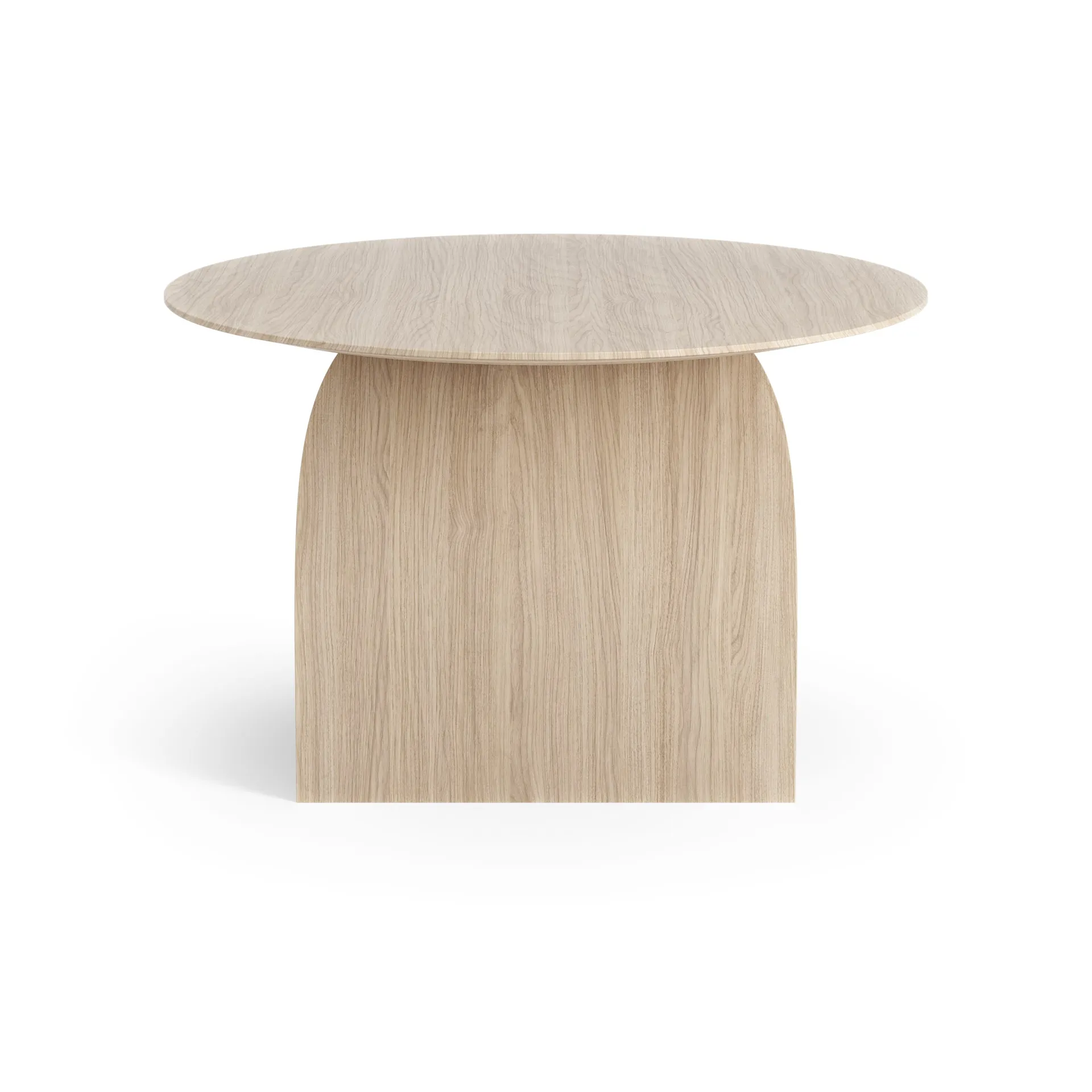 Savoa bord H45 cm, Ek vitpigmenterad Swedese