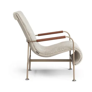 Serpentine fåtölj - Fårskinn Moonlight-nutmeg-Tärnsjö Cognac - Swedese