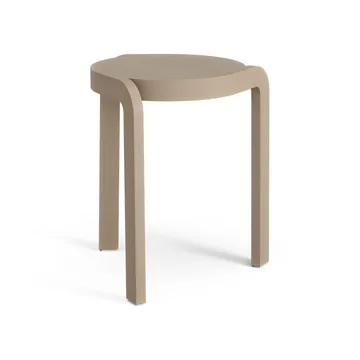 Spin rund pall H44 cm - Ask-nutmeg, Ø32x44 cm - Swedese