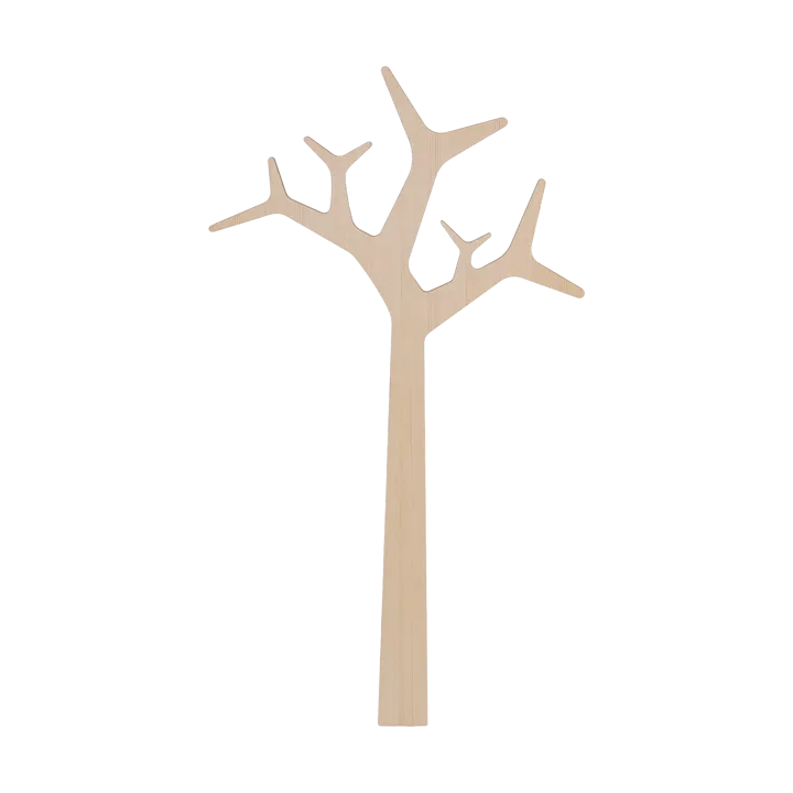 Tree wall väggmonterad rockhängare Special Edition 134 cm - Vitpigmenterad furu - Swedese