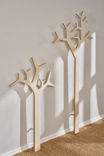 Tree wall väggmonterad rockhängare Special Edition 134 cm - Vitpigmenterad furu - Swedese