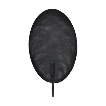 Boule väggljusstake med bakplatta - Svart - Tell Me More