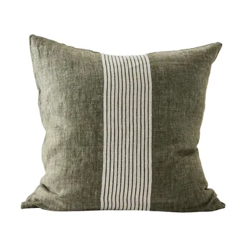 Colette kuddfodral - Green stripe, 50x50 cm - Tell Me More
