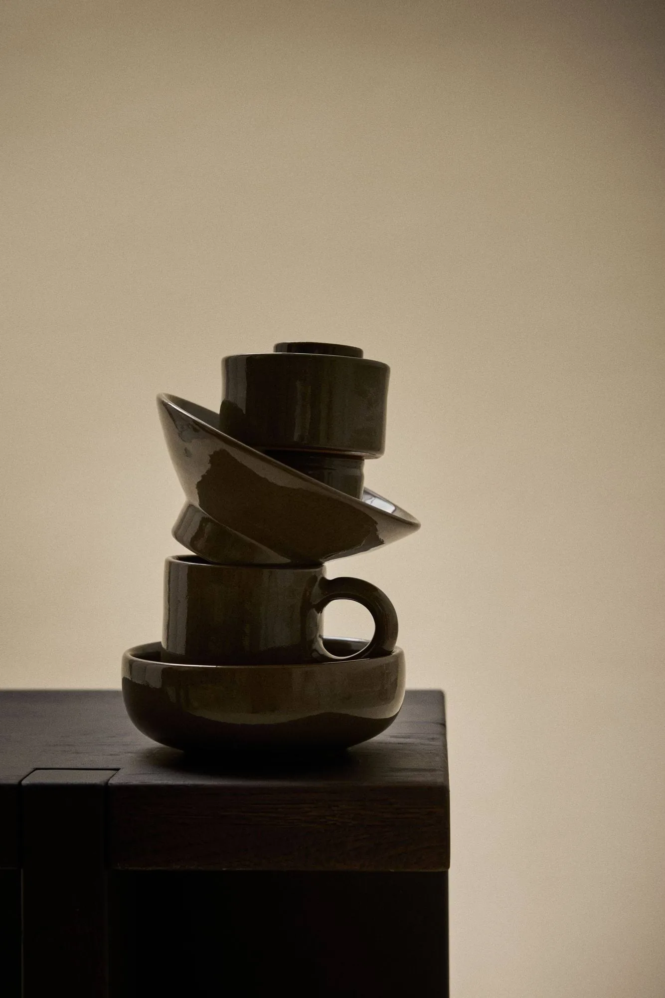 Elio skål, Dark brown, Ø14x5 cm Tell Me More