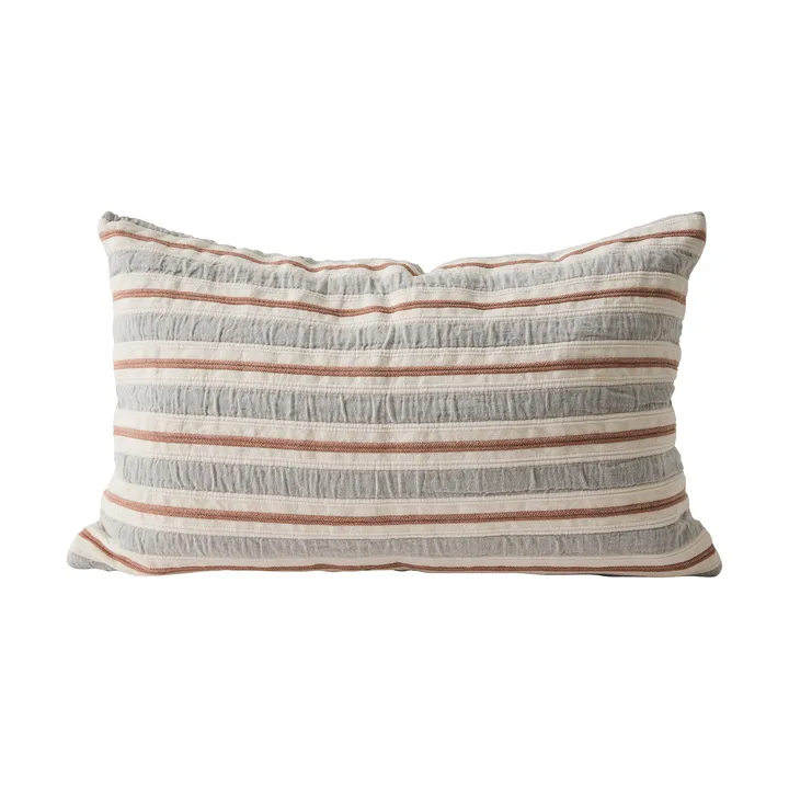 Malva kuddfodral 40x60 cm - Grå-roströd - Tell Me More