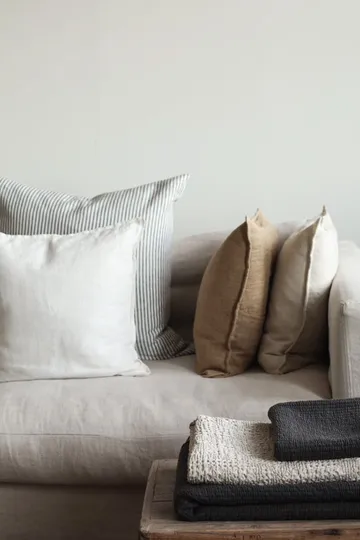 Marion kuddfodral linne 50x50 cm - Pampas - Tell Me More