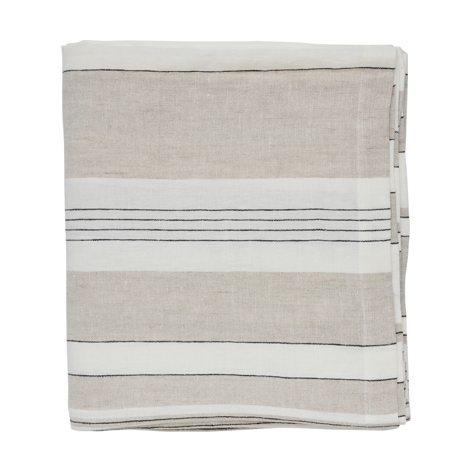 Noah bordsduk, Beige stripe, 145x330 cm Tell Me More