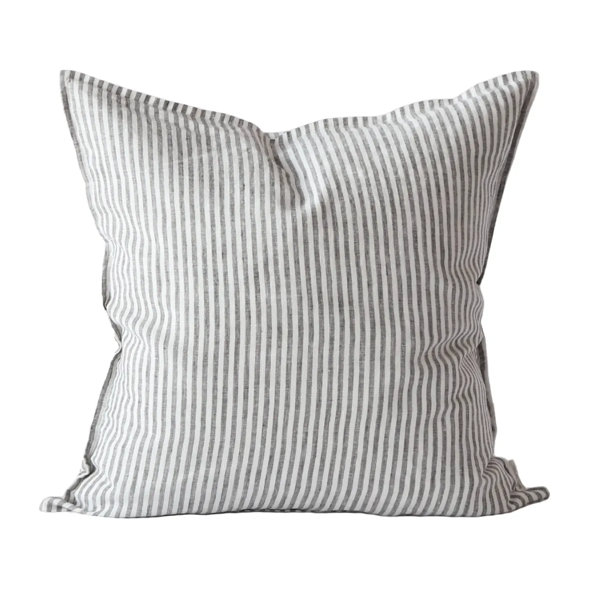 Washed linen kuddfodral 50x50 cm, Grey-white Tell Me More