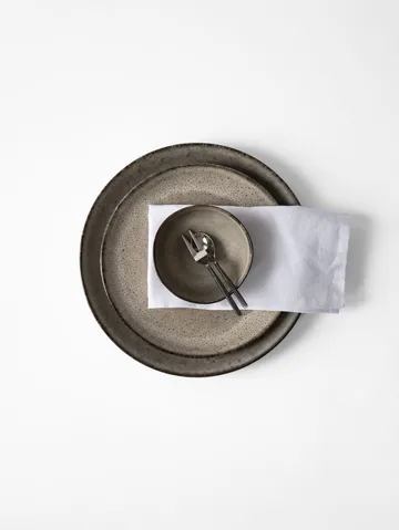 Washed linen tygservett 45x45 cm - Bleached white - Tell Me More