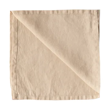 Washed linen tygservett 45x45 cm - Sand - Tell Me More