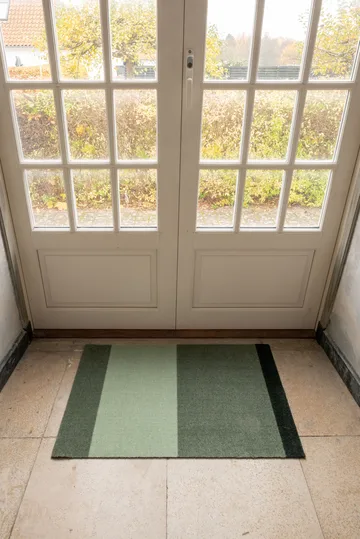 Stripes dörrmatta horisontell - Green, 60x90 cm - tica copenhagen